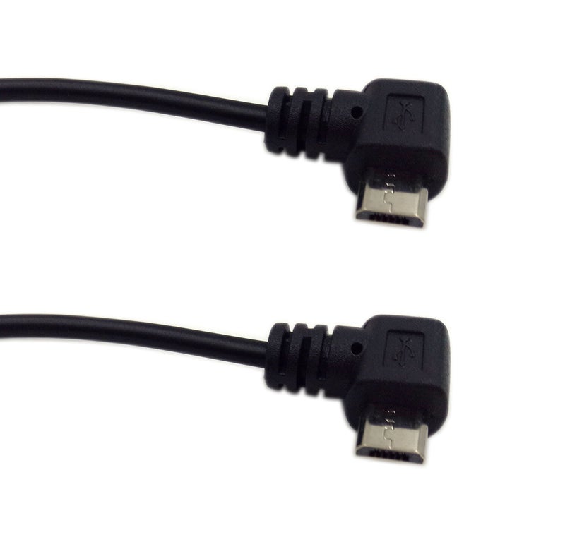 Wpeng Qaoquda Micro USB 1 to 2 Y Splitter Cable, 1Feet Micro USB Female to Dual Male 90 Degree Angle Converter High Speed Charging Cable (Micro 1F/2M) - Image 4